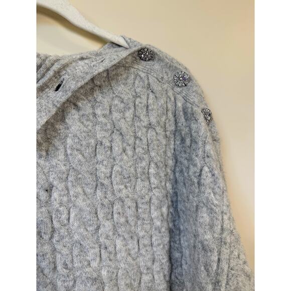 NEW NWT Retrofete Waverly Sweater Dress Stone Gray Size Medium - Picture 6 of 11